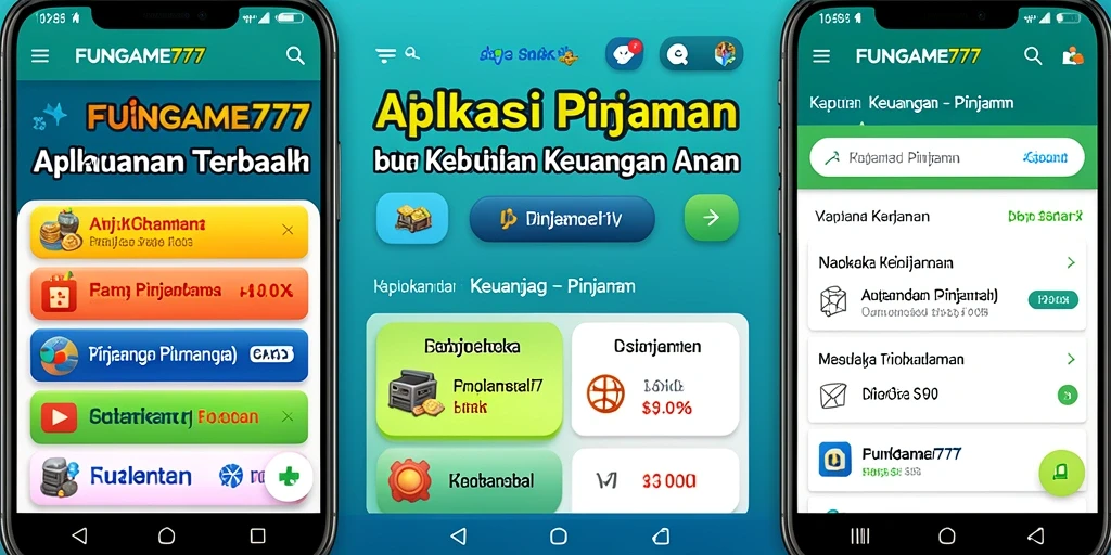 Antarmuka aplikasi FUNGAME777 untuk pengajuan pinjaman yang mudah.