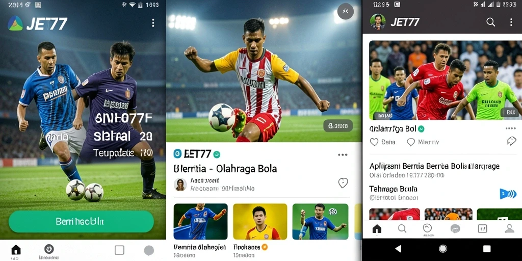 Tampilan antarmuka JET77 yang modern dan informatif.
