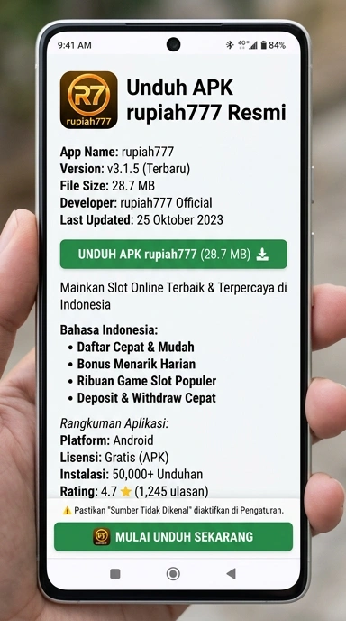 Unduh dan Instal APK rupiah777 untuk Android